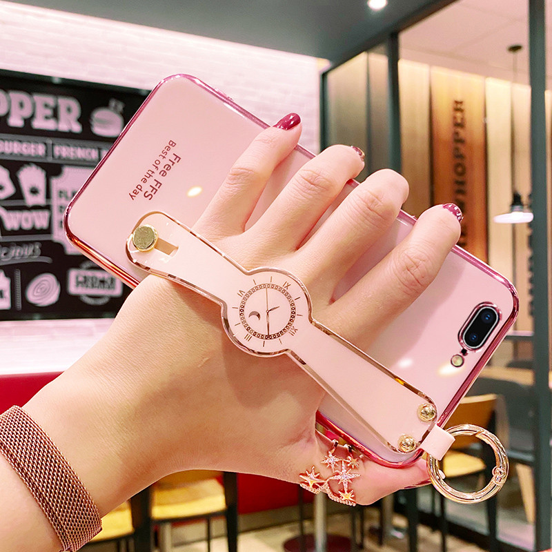 πολυτελής επιμετάλλωση Phnom Penh Wrist Strap θήκη τηλεφώνου για iphone 11 Pro MAX 12Pro XS XR X SE 6 6s 7 8 plus 12 Mini κάλυμμα με κορδόνι