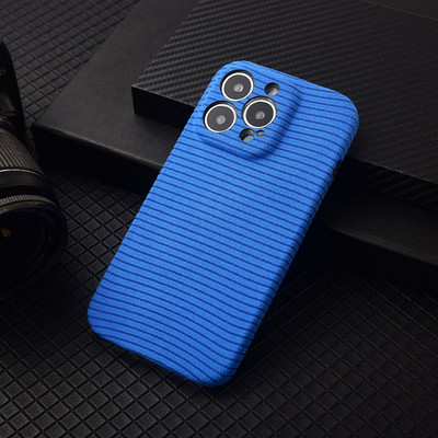 Νέα ριγέ υφασμάτινη θήκη τηλεφώνου για iPhone 14 Plus 13 12 11 Pro Max 14Pro Max Πλήρες σώμα Προστασία κάμερας δερμάτινο κάλυμμα TPU