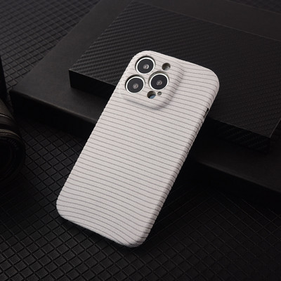 Νέα ριγέ υφασμάτινη θήκη τηλεφώνου για iPhone 14 Plus 13 12 11 Pro Max 14Pro Max Πλήρες σώμα Προστασία κάμερας δερμάτινο κάλυμμα TPU