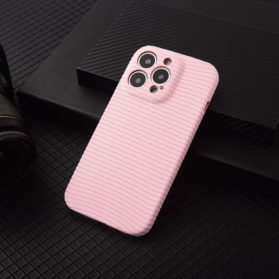 Νέα ριγέ υφασμάτινη θήκη τηλεφώνου για iPhone 14 Plus 13 12 11 Pro Max 14Pro Max Πλήρες σώμα Προστασία κάμερας δερμάτινο κάλυμμα TPU