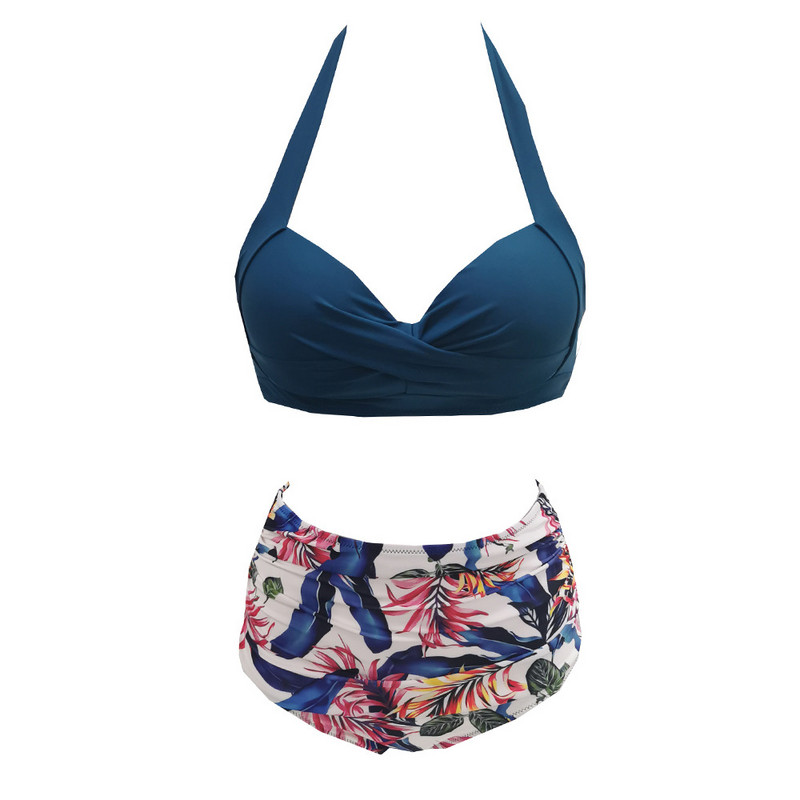 Set bikini cu imprimeu pentru femei Costume de baie pentru femeie Seturi 2 piese pentru femei stil boem
