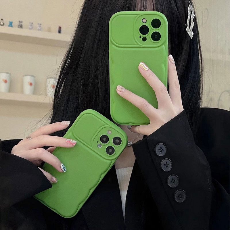 Θήκη τηλεφώνου σταθερά πράσινη έγχρωμη για iPhone 13 12 11 Pro Max XR XS X Μαλακό κάλυμμα σιλικόνης για iphone 13 pro max