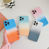 Husă de telefon cu îmbinare a culorii în gradient de modă pentru iPhone 14 Pro MAX 13 12 Pro MAX 14Plus 14Pro 13Pro 12Pro husă moale ultrasubțire