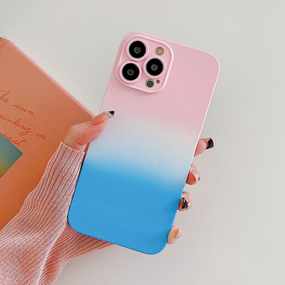 Husă de telefon cu îmbinare a culorii în gradient de modă pentru iPhone 14 Pro MAX 13 12 Pro MAX 14Plus 14Pro 13Pro 12Pro husă moale ultrasubțire
