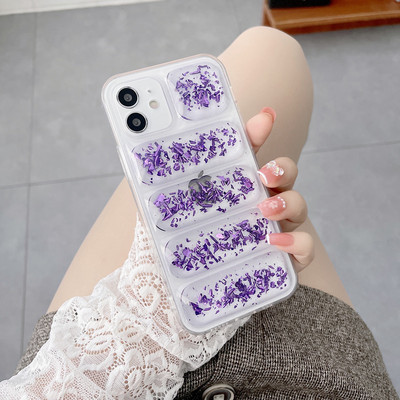 Διάφανη θήκη τηλεφώνου Κατάλληλη για iphone 11 12 Pro MAX Θήκη 13pro χρυσό πουπουλένιο μπουφάν Για iphone 13 pro max μαλακό κάλυμμα