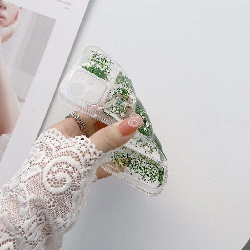 Διάφανη θήκη τηλεφώνου Κατάλληλη για iphone 11 12 Pro MAX Θήκη 13pro χρυσό πουπουλένιο μπουφάν Για iphone 13 pro max μαλακό κάλυμμα