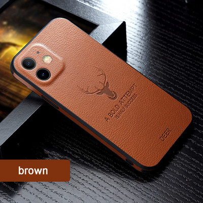 Luxus bőr textúrájú négyzet alakú tok iPhone 14 13 Pro Max 11 12 Mini X XR XS szarvas kameravédelem ütésálló burkolathoz