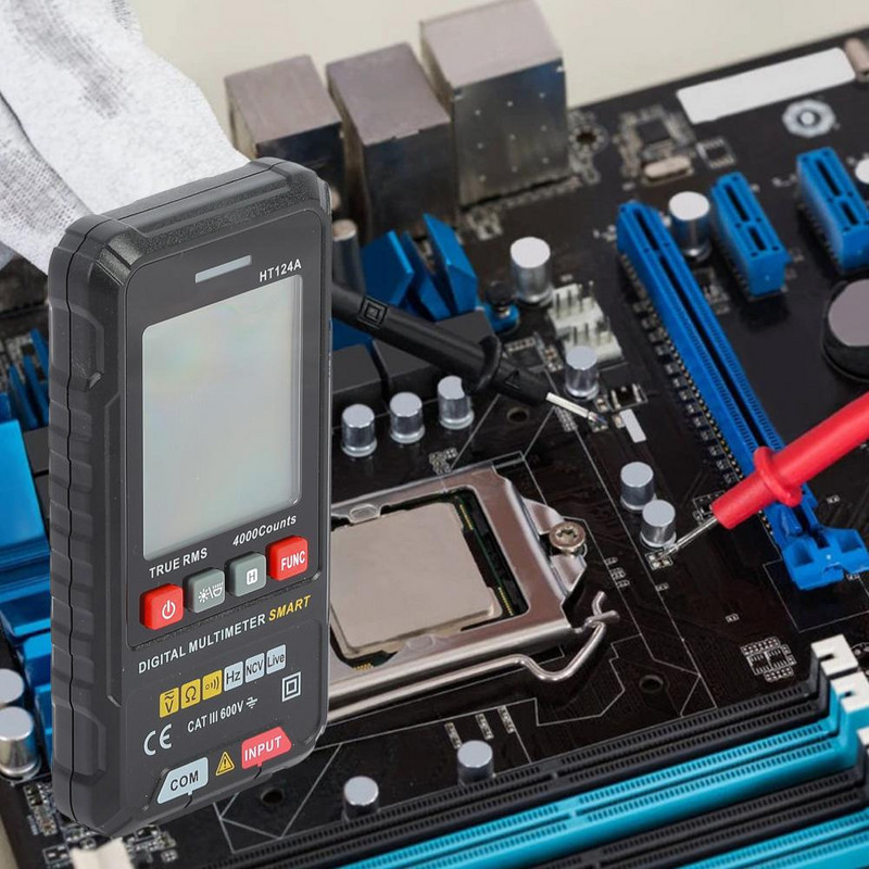 Ručni univerzalni mjerač Beskontaktni indukcijski kompaktni prijenosni multimetar za ispitivanje napona Digitalni multimetar