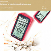 1 Σετ Χρήσιμο ηλεκτρικό πολύμετρο Ευανάγνωστο Έξυπνο πολύμετρο Μεγάλη οθόνη Μέτρηση ρεύματος