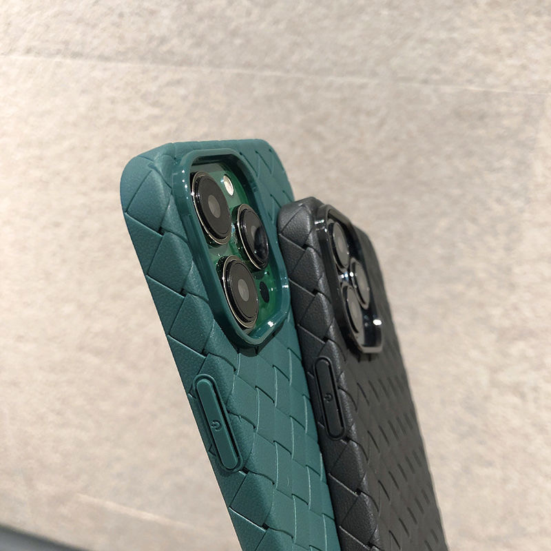 Husă pentru telefon pentru iPhone 14 13 12 11 Pro Max XR XS X 7 8 Plus SE2022 Husă moale din silicon cu țesătură de culoare solidă, plasă, respirabilă