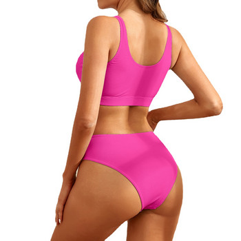 Γυναικείο Σετ μπικίνι με μασίφ Tankini Hollow Fashion Triangle Σέξι γυναικείο μαγιό στην παραλία