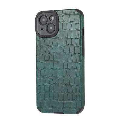 Θήκη τηλεφώνου Fashion Crocodile Pattern για iPhone 13 12 11 Pro Max XS XR X 7 8 Plus SE Προστασία φακού από μαλακή σιλικόνη Πίσω κάλυμμα