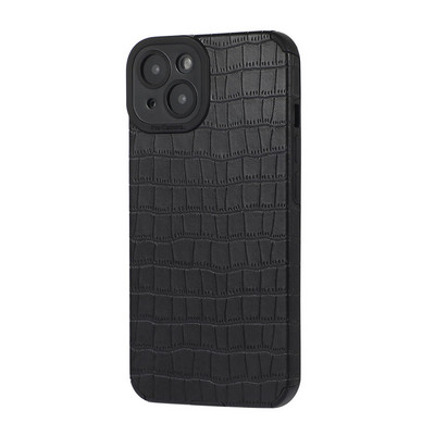 Θήκη τηλεφώνου Fashion Crocodile Pattern για iPhone 13 12 11 Pro Max XS XR X 7 8 Plus SE Προστασία φακού από μαλακή σιλικόνη Πίσω κάλυμμα