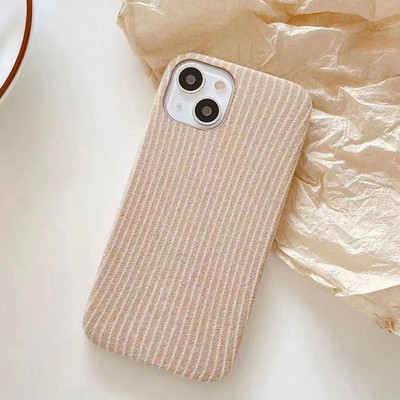 Za iPhone 13 Pro Max 11 12 Pro Max XS Max XR X 12 mini modne prugaste telefonske maske za iPhone 8 7 plus SE plišane mekane korice