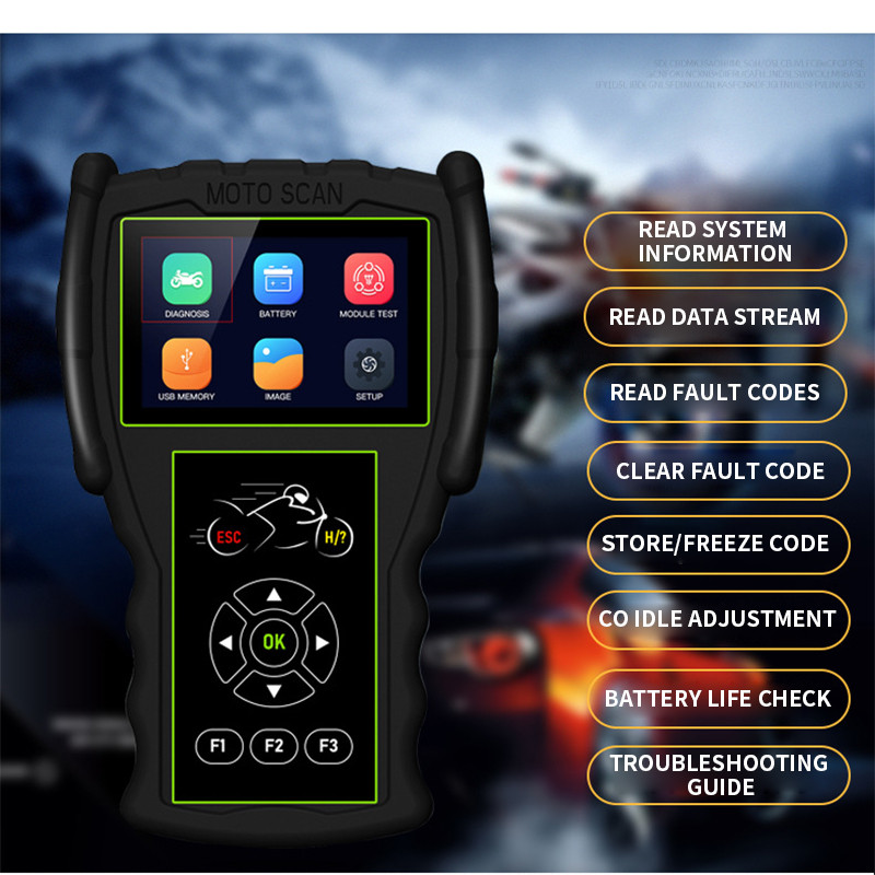 Detektor EFI sustava motocikla M100 Pro Profesionalni instrument za detekciju i dijagnostiku motocikla OBD verzija