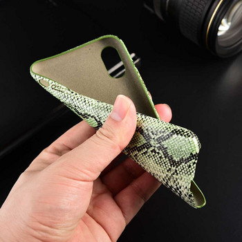Boucho Soft Phone Cover for iPhone 12 11 pro max Snake Skin Δερμάτινη θήκη Ultra Slim για iphone SE 6 6s 7 8 Plus XS MAX XR Case