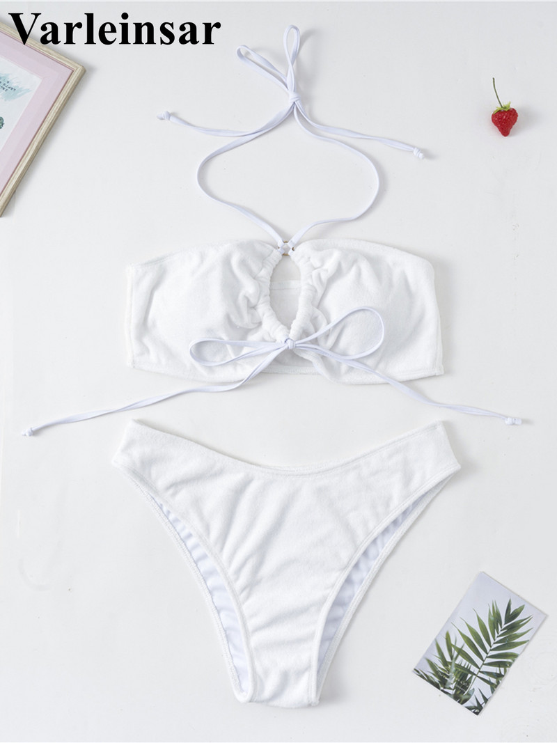 0XL - 2XL Novi kupaći kostim velike veličine s halterima, kupaći kostim velike veličine, ženski kupaći kostim, dvodijelni ženski kupaći kostim za kupanje V3894W