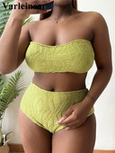 0XL - 4XL Bikini bez naramenica Veliki kupaći kostim Plus Veličina Ženski kupaći kostim Ženski dvodijelni komplet bikinija Kupaći kostim V3910Y