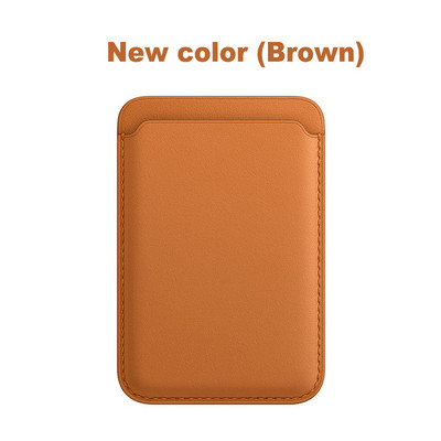 S logotipom za Apple Magsafe kožni novčanik, magnetska torbica, držač ID kartice za iPhone 13 14 12 Pro Max, stražnja torbica, kreditna kartica PLUS