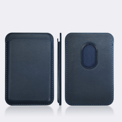 S logotipom za Apple Magsafe kožni novčanik, magnetska torbica, držač ID kartice za iPhone 13 14 12 Pro Max, stražnja torbica, kreditna kartica PLUS