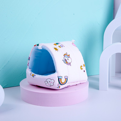 Kućica za hrčke, mini kavez, viseća mreža za tvorove za glodavce, velika košara za viseće mreže za zamorce, kavez za hrčke, krevet za zečeve, dodaci za hrčke