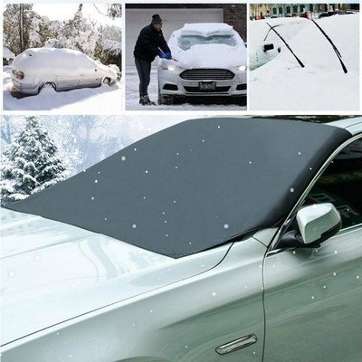 Magnetic Car Front Windscreen Snow Ice Shield Cover Autos Windshield Sunshade Anti-frost Anti-fog Universal Car Sun Protector