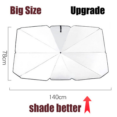 Vjetrobransko staklo automobila Sklopivi prednji suncobran Tip kišobrana Zaštita od sunca za prozor automobila Ljeto Zaštita od sunca Krema za sunčanje Vizir za sunce