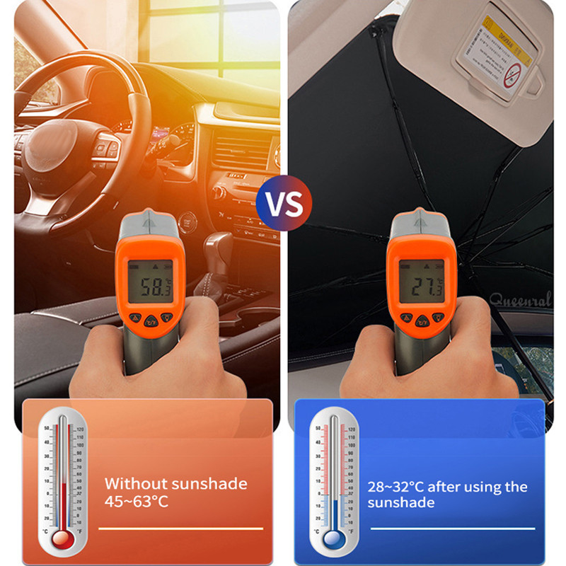 Vjetrobransko staklo automobila Sklopivi prednji suncobran Tip kišobrana Zaštita od sunca za prozor automobila Ljeto Zaštita od sunca Krema za sunčanje Vizir za sunce