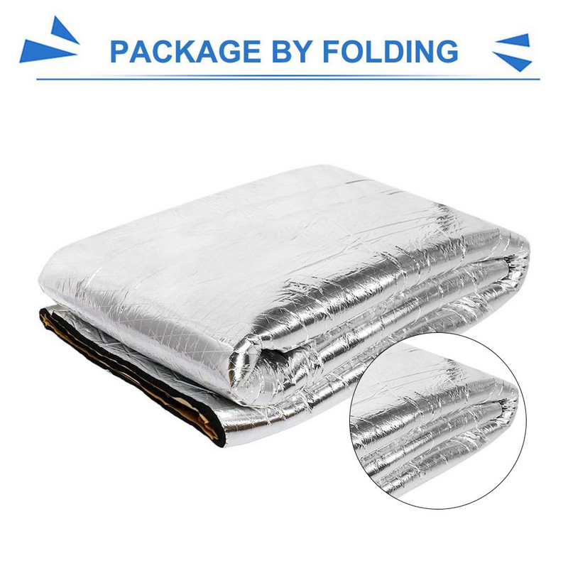 200x50cm automobilio garsą slopinantis kilimėlis 5/10 mm storio triukšmo šilumą slopinantis garsui nepralaidus slopinantis putų kilimėlis, skirtas automobilio gaubto variklio durims