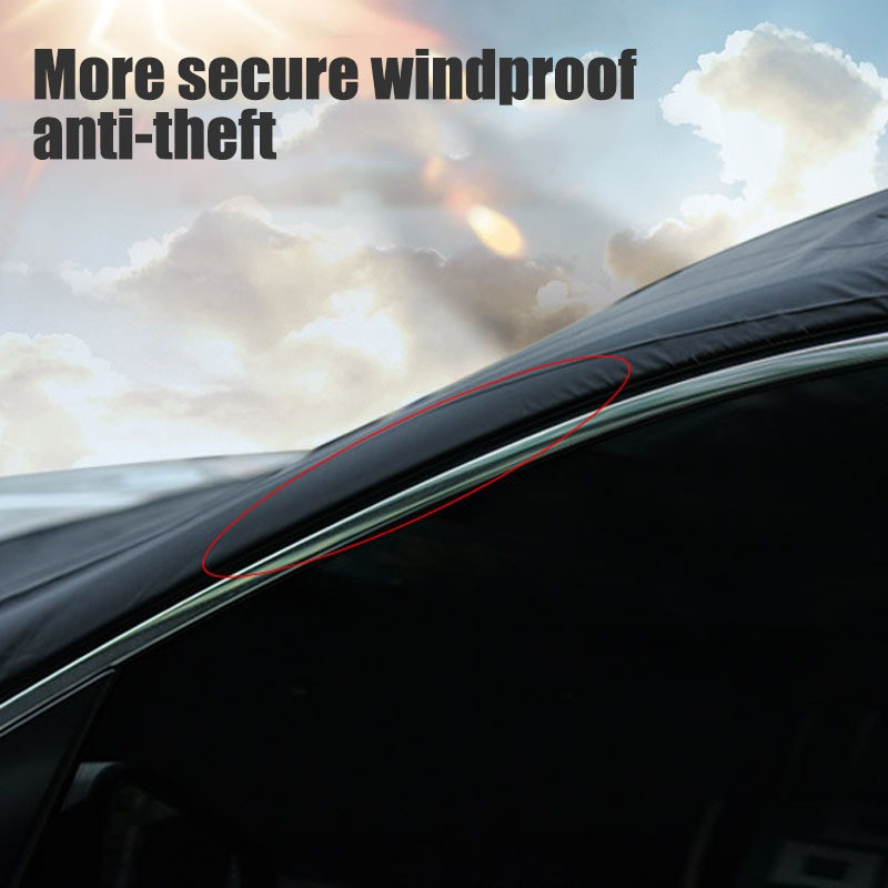 Poklopac za prednje vjetrobransko staklo automobila Magnetna navlaka za suncobran za automobile Zaštitna navlaka za zaštitu od snijega za vjetrobransko staklo automobila