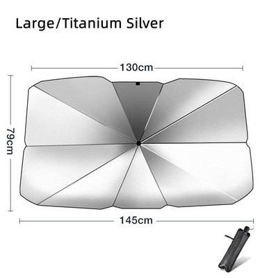 Vjetrobransko staklo automobila Vrsta kišobrana Suncobran za prozor automobila Ljeto Zaštita od sunca Toplinska izolacijska tkanina za prednje sjenilo automobila