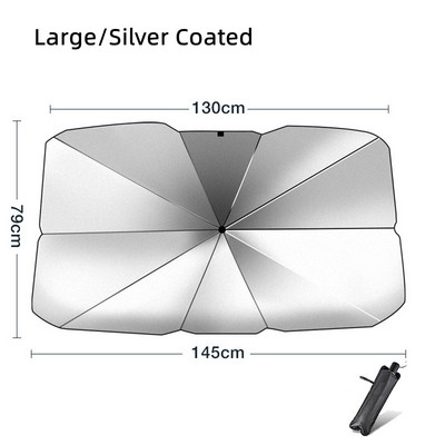 Vjetrobransko staklo automobila Vrsta kišobrana Suncobran za prozor automobila Ljeto Zaštita od sunca Toplinska izolacijska tkanina za prednje sjenilo automobila