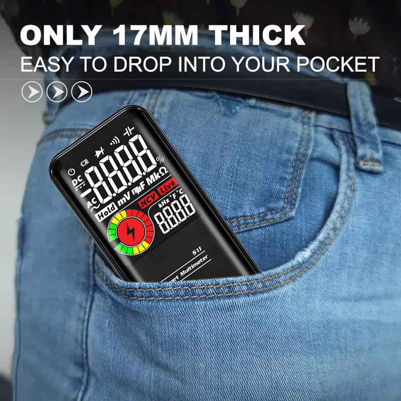 Multimetru digital de uz general Multimetru digital Tester de tensiune True RMS Condensator 6000 de contor Contor tranzistor AC DC Hz