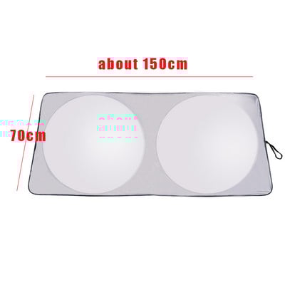 150*70cm Pokrivač vjetrobranskog stakla automobila Suncobran Štit za zaštitu od UV zračenja Dizajn automobila Sklopivi prozor automobila Pokrivač bloka vjetrobranskog stakla