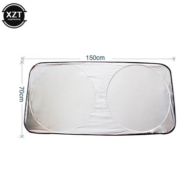 150x70CM scut universal de protecție UV față spate geamul mașinii umbrelă de soare umbrire vizor parbriz capac auto mașină anti zăpadă gheață