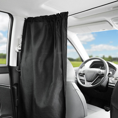 Car Isolation Curtain Sealed Taxi Cab Partition Protection And Commercial Vehicle Air-conditioning Sunshade And Privacy Curtain
