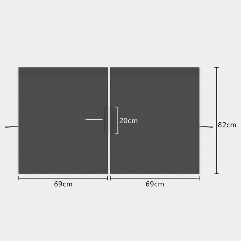 Κουρτίνα απομόνωσης αυτοκινήτου Σφραγισμένη προστασία διαχωριστικών καμπίνας ταξί και επαγγελματικό όχημα Κλιματισμός σκίαστρο και κουρτίνα ιδιωτικότητας