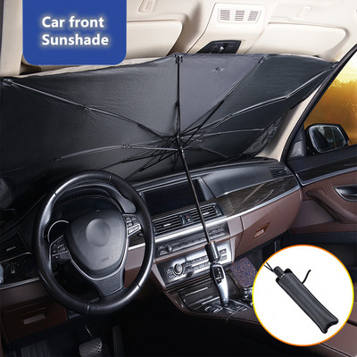 Umbrelă de protecție solară pentru mașină Umbrelă de soare Umbrelă de soare pentru geam față auto Protecție solară pentru mașină Accesorii de protecție interioară a parbrizului