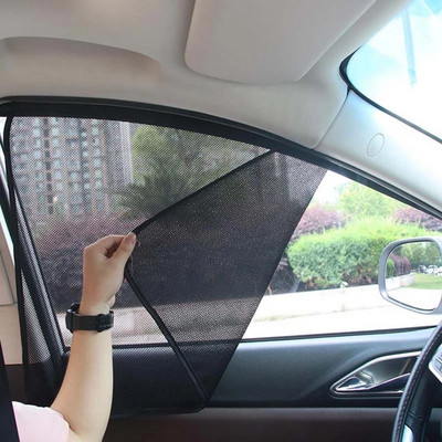 Auto päikesevari Universaalne magnetvõrk kardin, hingav ja otsese päikese eest kaitsva auto akna kardina kate