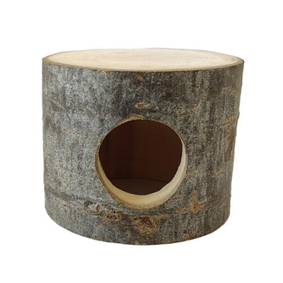 Medinės žiurkėno žaidimų aikštelės platformos žaislas graužikams Natūralaus gyvenimo slėptuvės tunelio žaislas