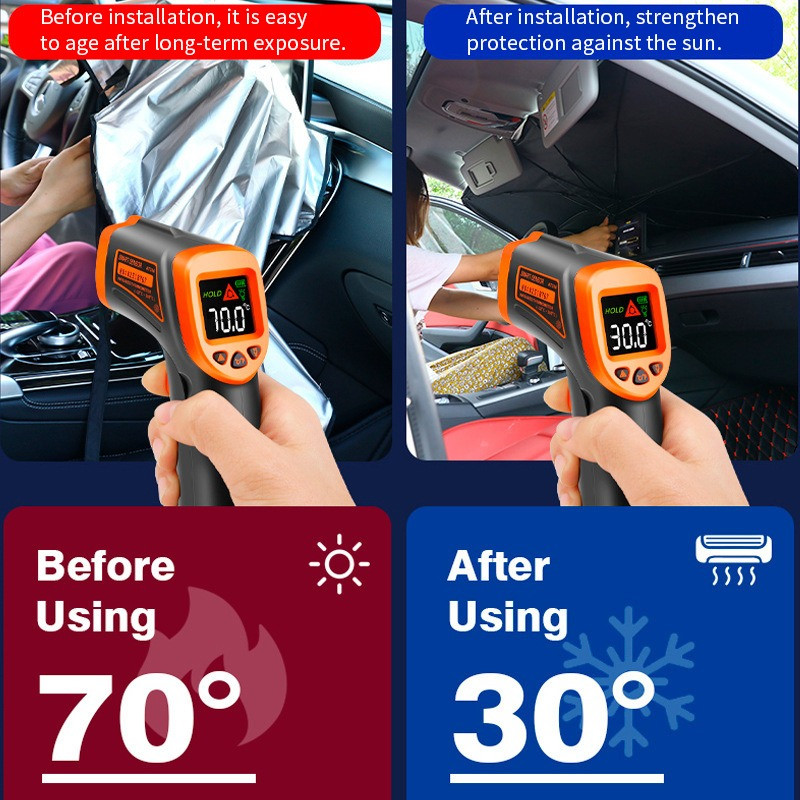 Ljeto 2022. Sklopivo prednje vjetrobransko staklo Suncobrani Unutarnji suncobran Prekrivač za suncobran za prednji prozor UV zaštita Štitnik za sunce