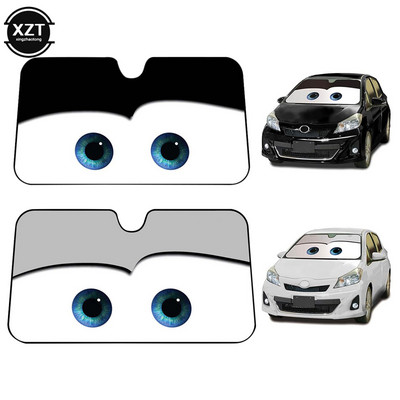 Crtane folije za prozore Eye Pixar Grijano vjetrobransko staklo 130x70cm Vizir za prednji prozor automobila Zaštita od sunca 5 boja