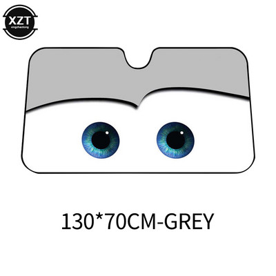 Folii pentru ferestre de desene animate Ochi Pixar Parbriz încălzit Parasolar 130x70cm Vizor fereastră față mașină Protecție solară 5 culori