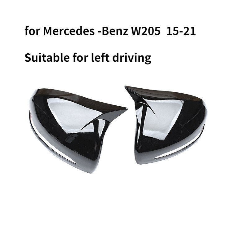 Anglies pluošto automobilio šoninio galinio vaizdo veidrodžio dangtis, skirtas Mercedes-Benz W205 W213 X253 CE GLC GLA GLB klasė