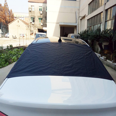 Automašīnas priekšējais aizmugurējais vējstikla pārsegs vējstikla saulessargi Universāls automobiļu magnētiskais saulessargs sniega aizsargs ziemas aizsargs
