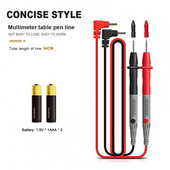 1 Set Smart Multimeter Veliki zaslon ABS Mjerenje strujnog otpora Tester Održavanje kruga