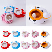 Kućica za hrčke Slatki krevet Zimsko toplo plišano gnijezdo Mali kućni ljubimac Skrivalo za vjevericu Jež Činčila Zec