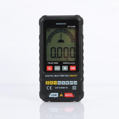 Practical DC/AC 600V Auto Range Multimeter Versatile Multimeter 4000 Counts for Household Electrical Appliance