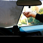 Parasolar mașină Perdele Geam lateral din spate Parbriz față/spate Blocaj solar Clipește Capac negru Venză Accesorii universale pentru mașini