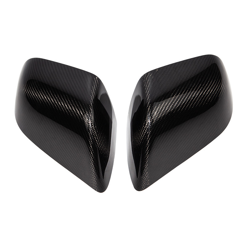 Prava ugljična vlakna za Tesla Model 3 Y Bočna naljepnica poklopca stražnjeg retrovizora Modifikacija vanjskog dekora 2017.-2022. Suhi ugljik